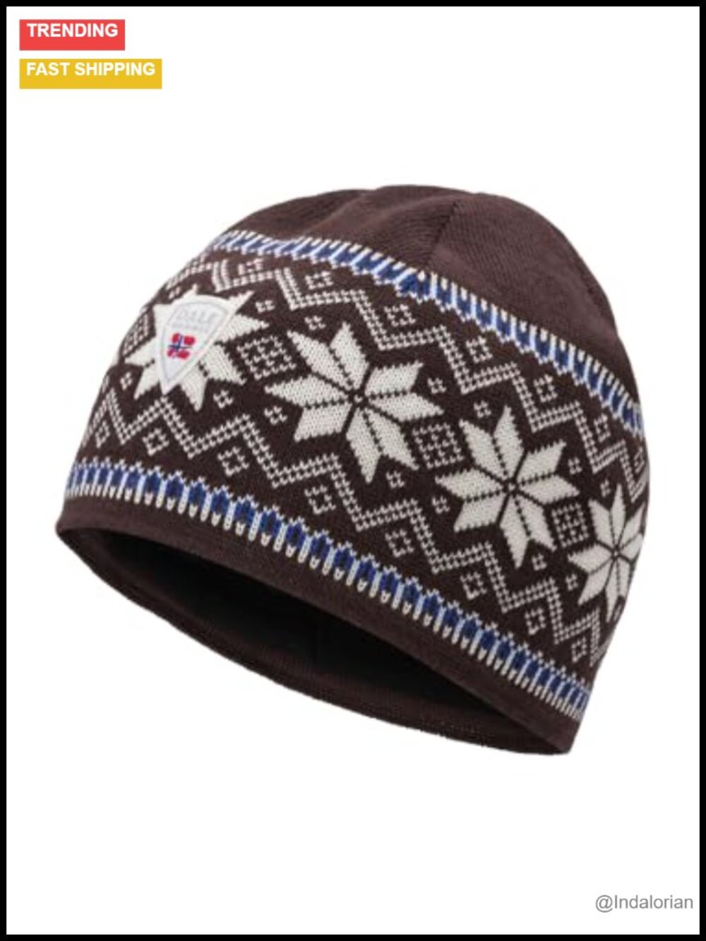 100% Merino Wool Unisex Beanie Hat Double Layer Knit Winter